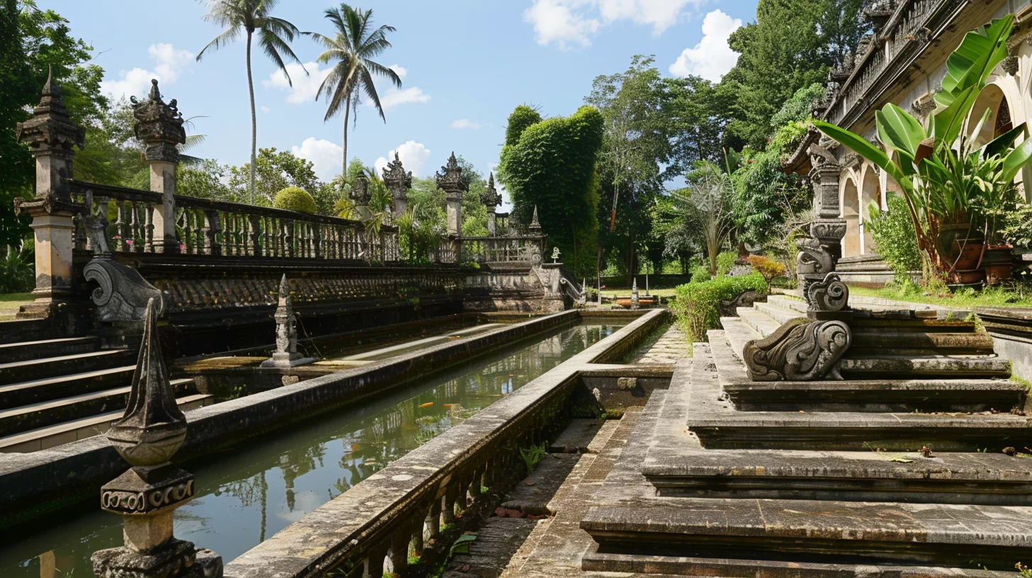 taman ujung water palace east bali